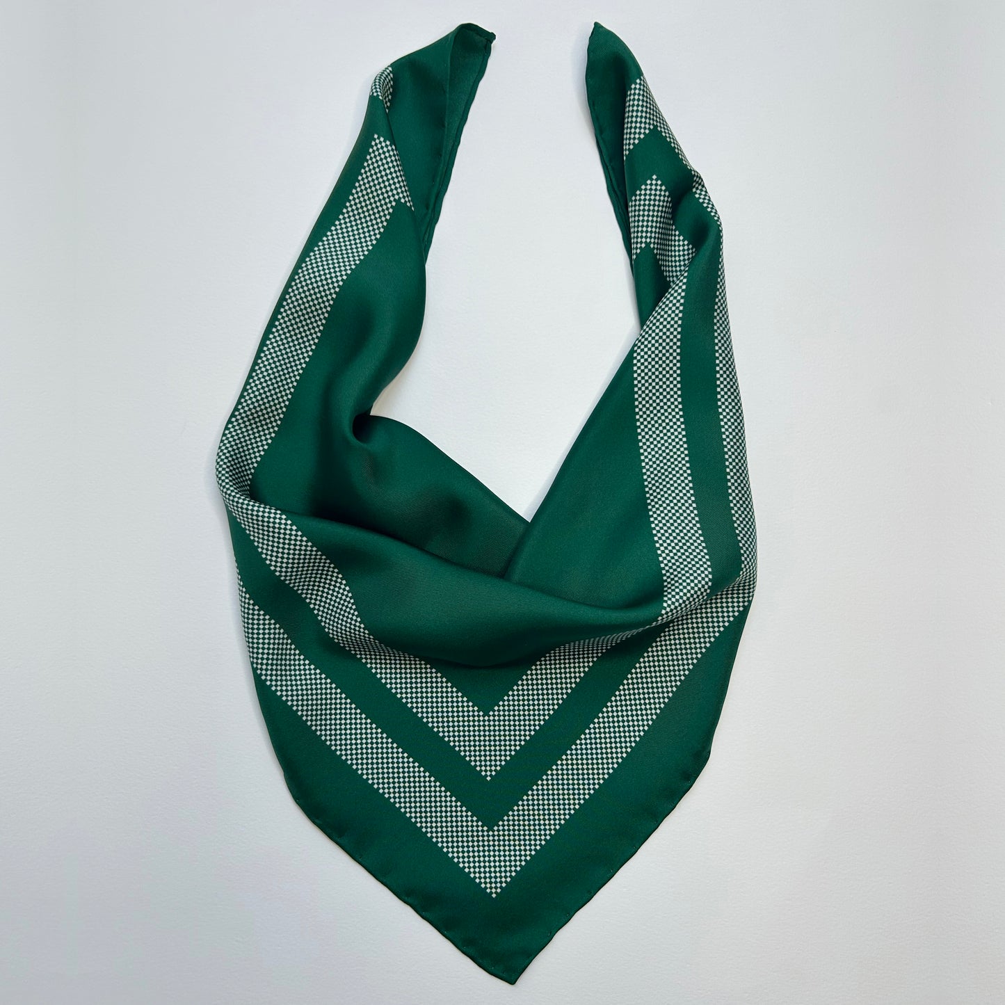 match point silk scarf