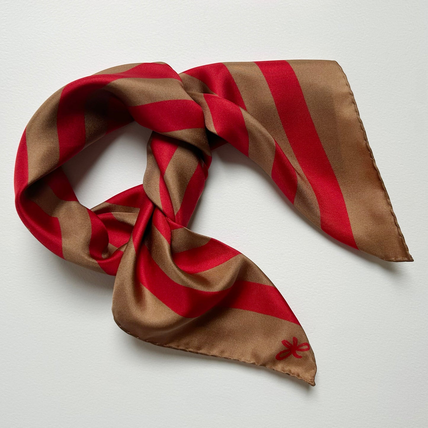 scarlet silk scarf