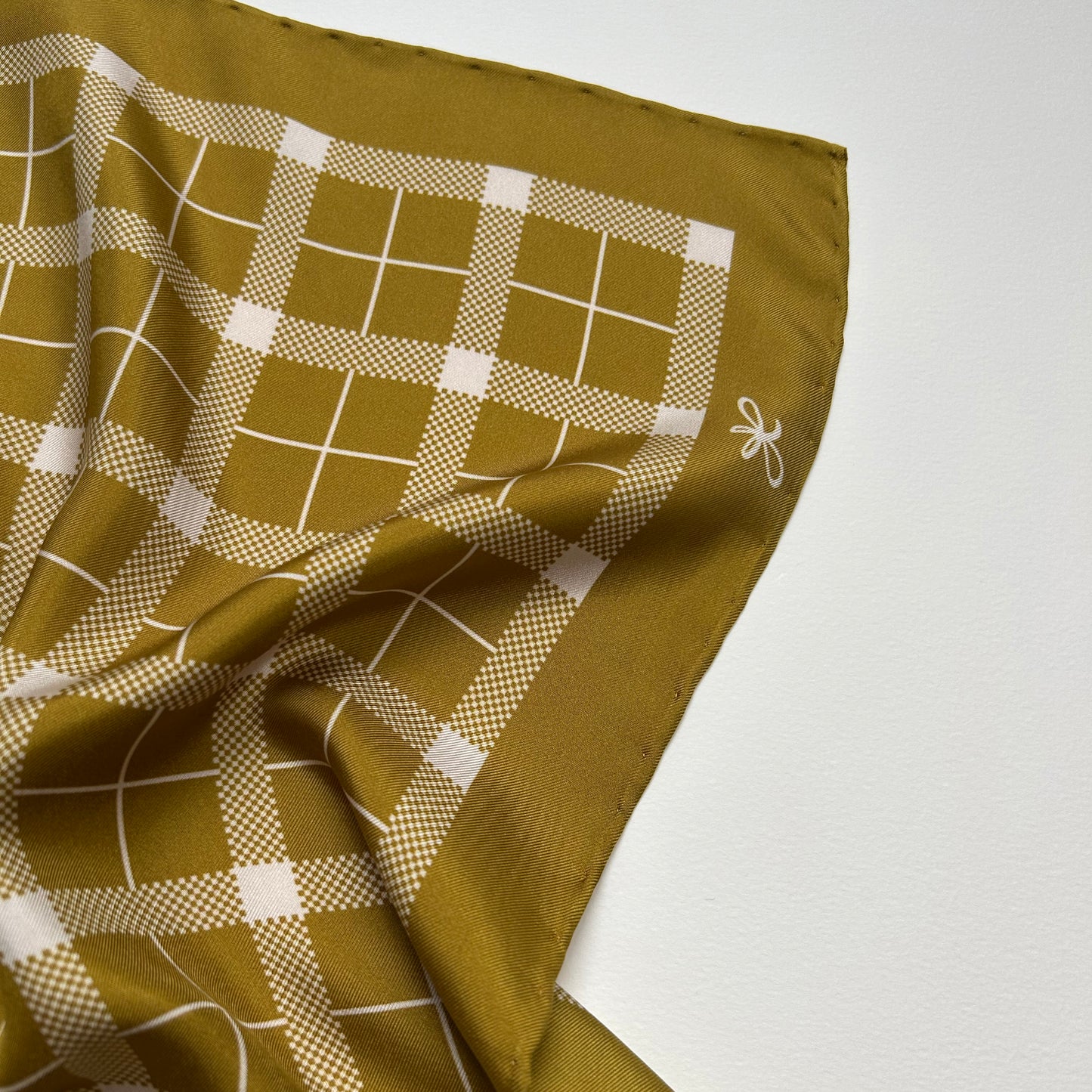 sunny tartan silk scarf