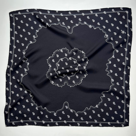 beetle bandana silk scarf