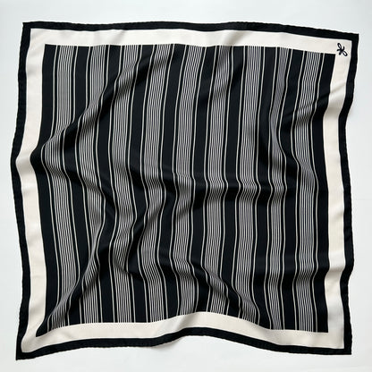 bold marine silk scarf