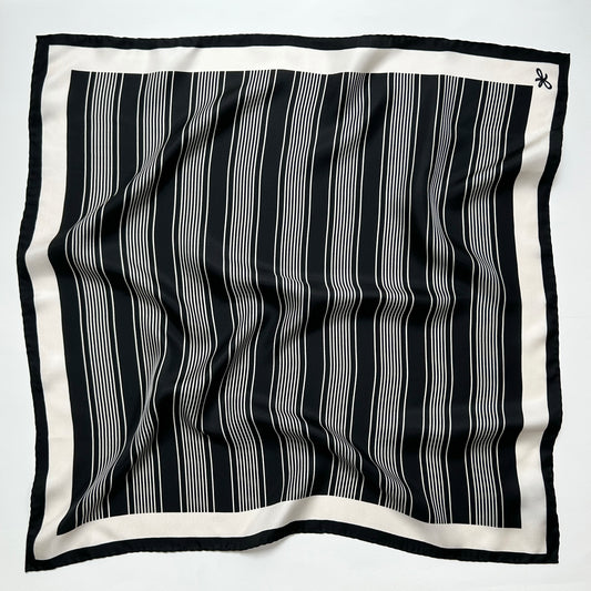 bold marine silk scarf