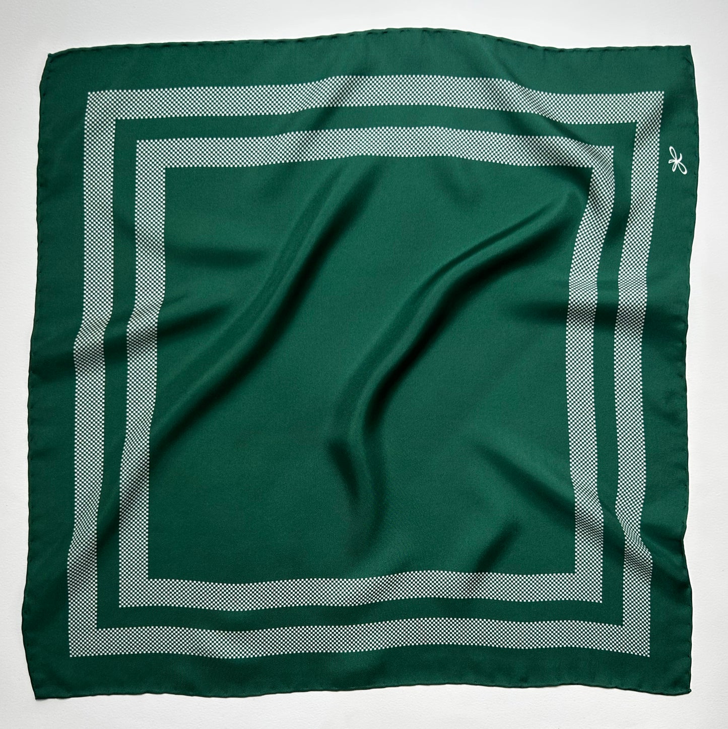match point silk scarf