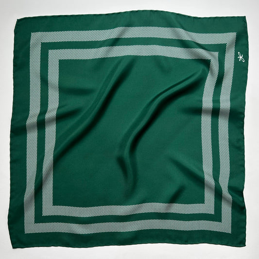 match point silk scarf