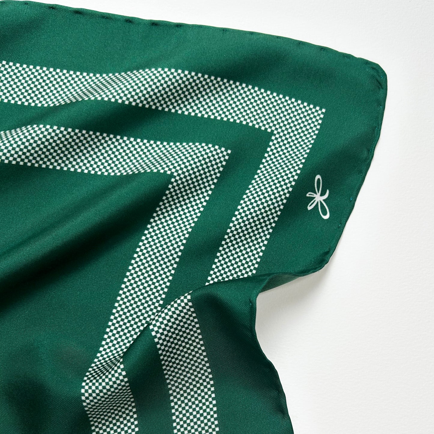 match point silk scarf