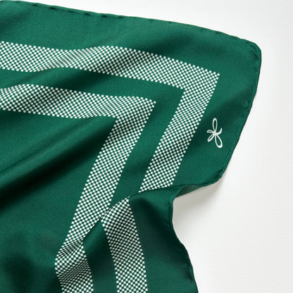 match point silk scarf