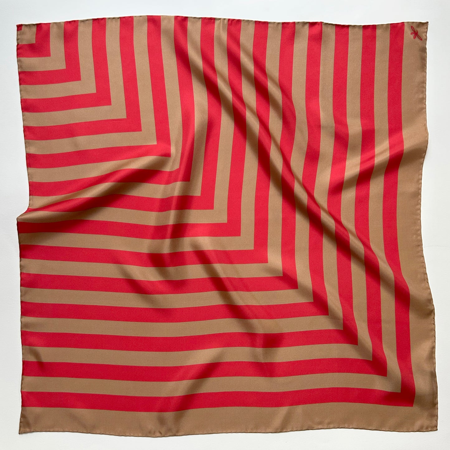 scarlet silk scarf