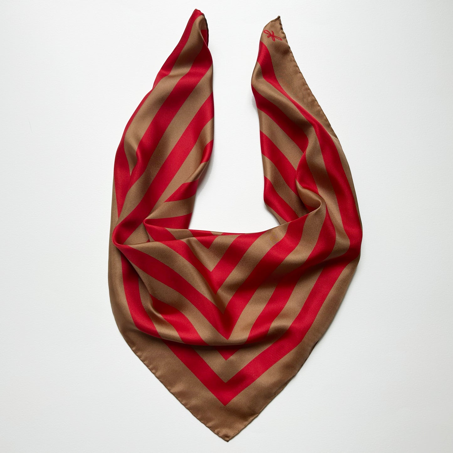 scarlet silk scarf