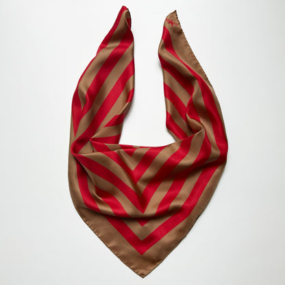 scarlet silk scarf