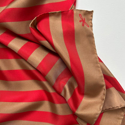 scarlet silk scarf
