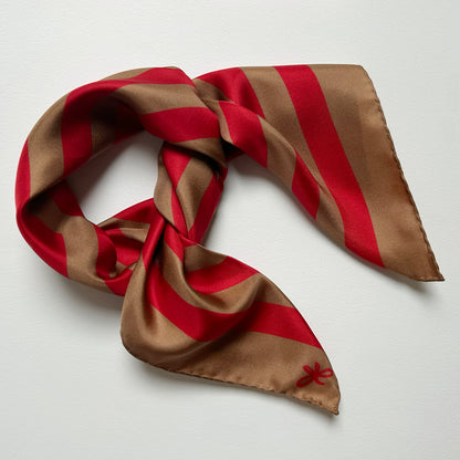 scarlet silk scarf
