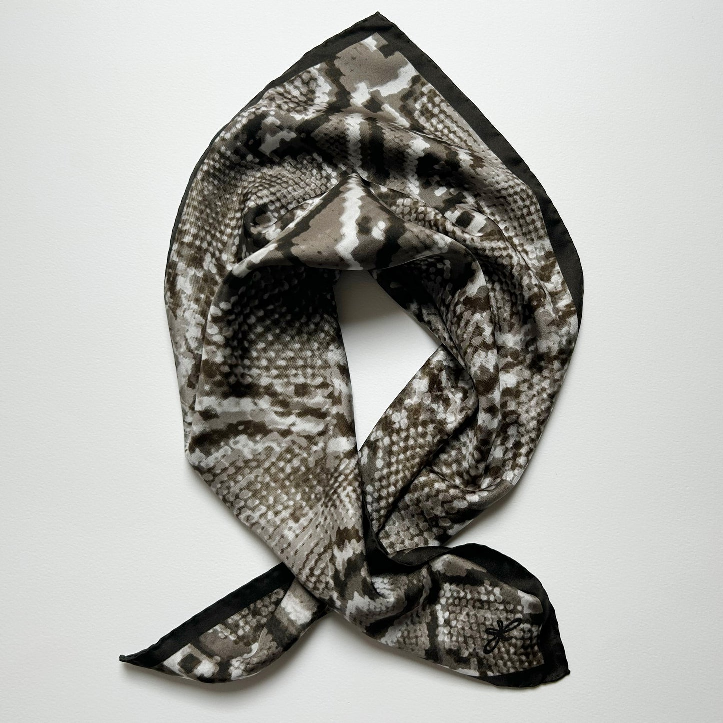 snaky silk scarf