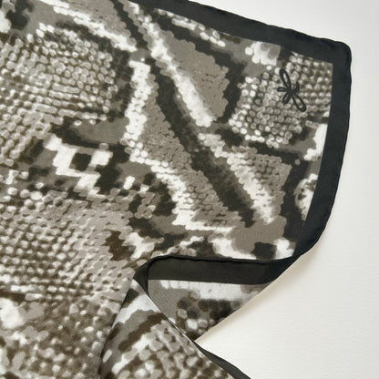 snaky silk scarf